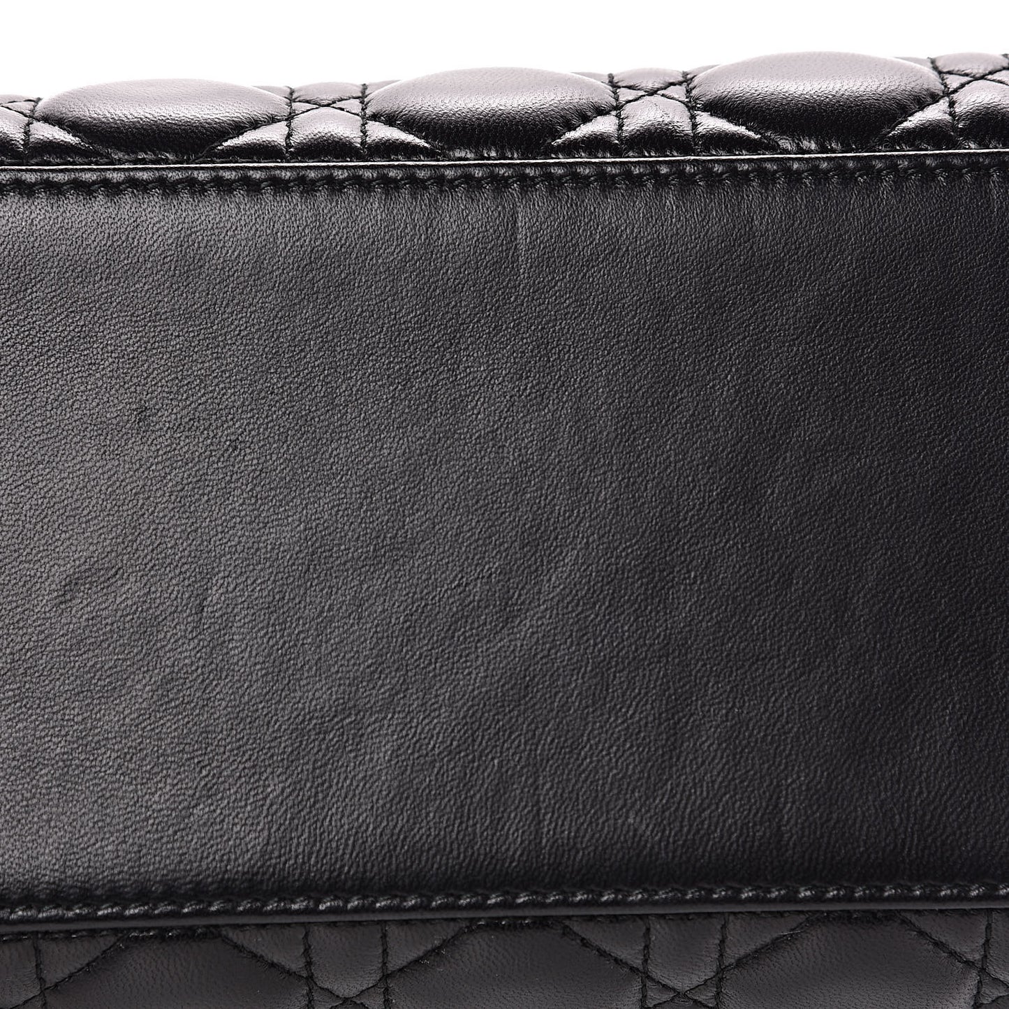 Lambskin Cannage Medium Lady Dior Black