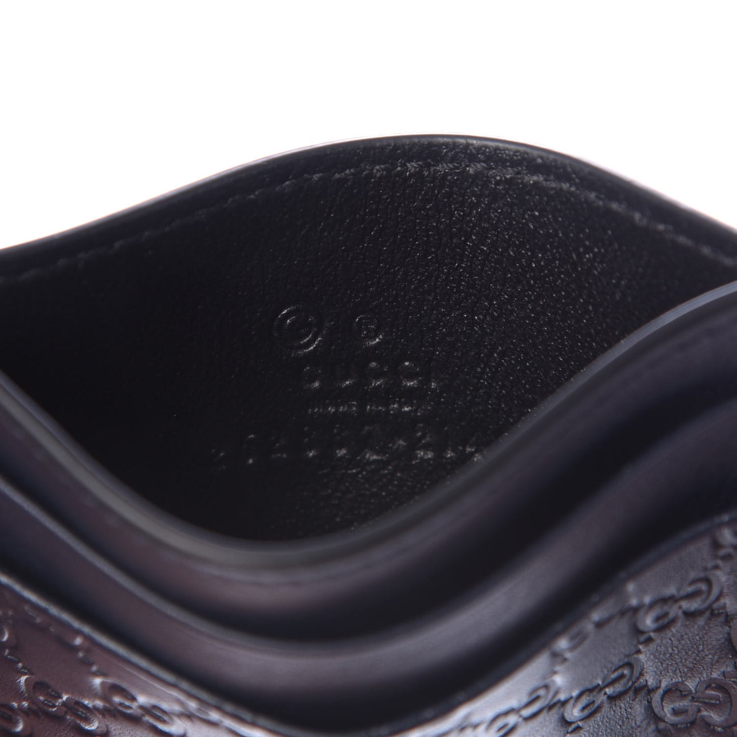 Microguccissima Card Holder Blue