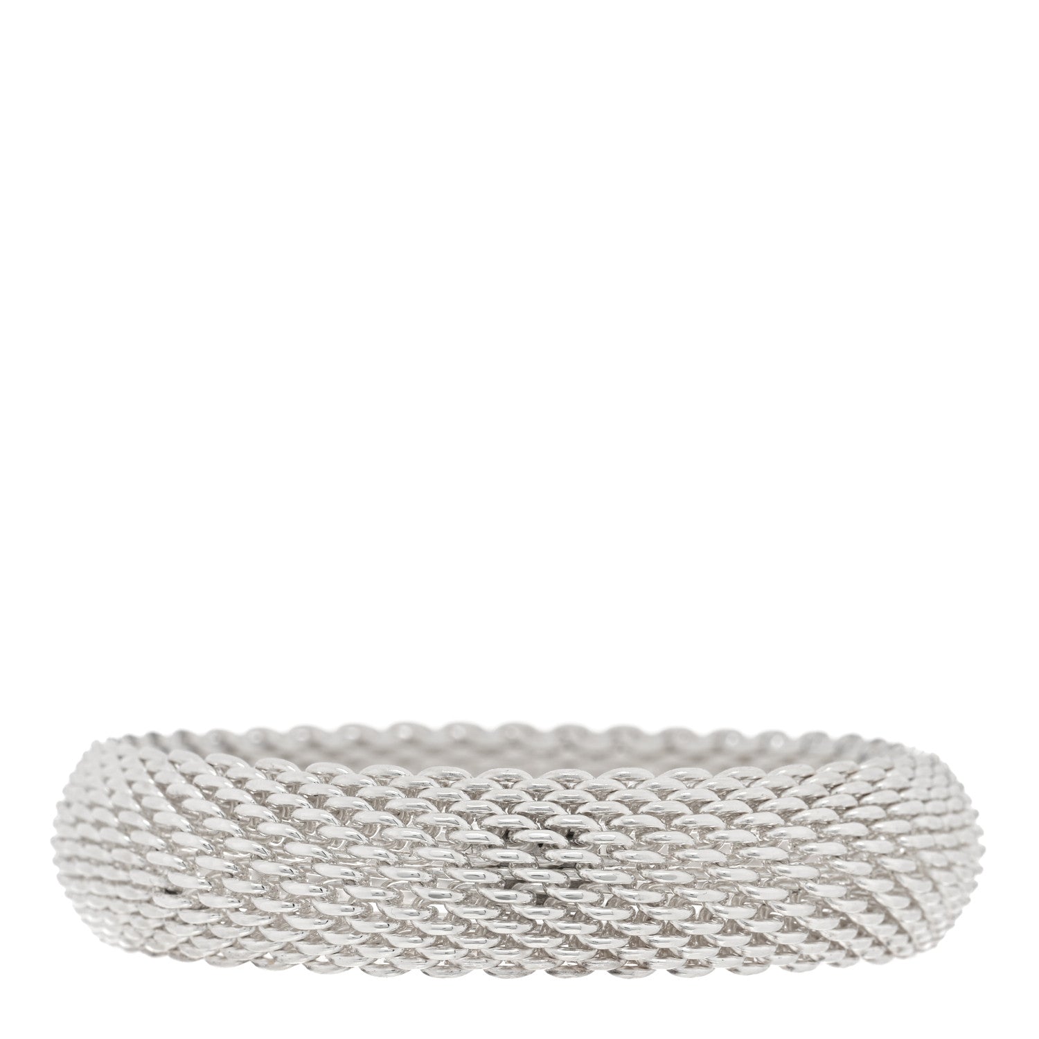 Tiffany Sterling Silver Somerset Mesh Bracelet 2 of 3