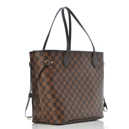 Louis Vuitton Damier Ebene Neo Neverfull MM Rose Ballerine 3 of 10