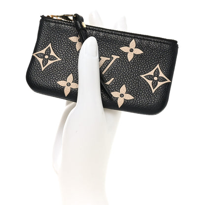 Louis Vuitton Empreinte Monogram Giant Key Pouch Black Beige 2 of 6