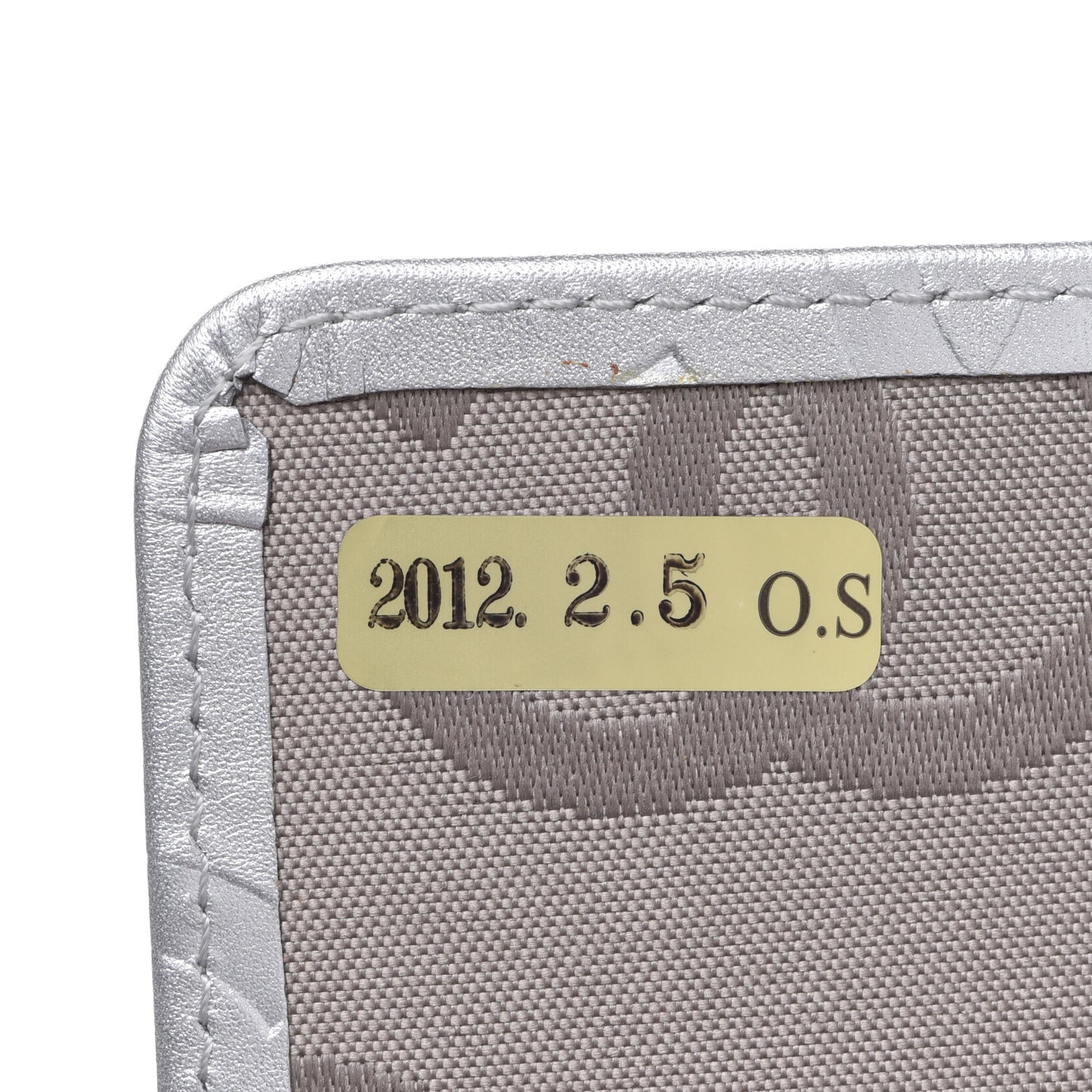 Calfskin Quilted Large Cambon Agenda Planner Black Silver