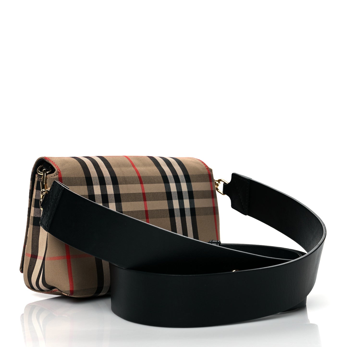 Vintage Check Hackberry Crossbody Bag Archive Beige Black