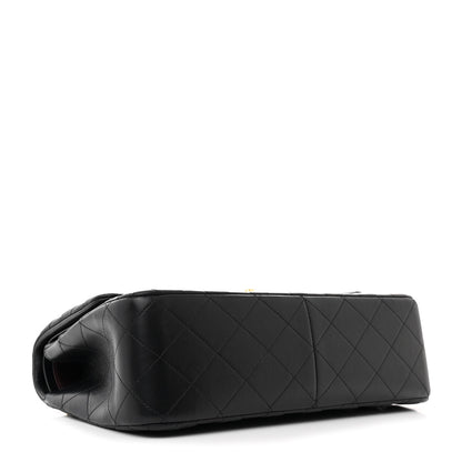 Chanel Lambskin Quilted Jumbo Double Flap Black 4 of 14