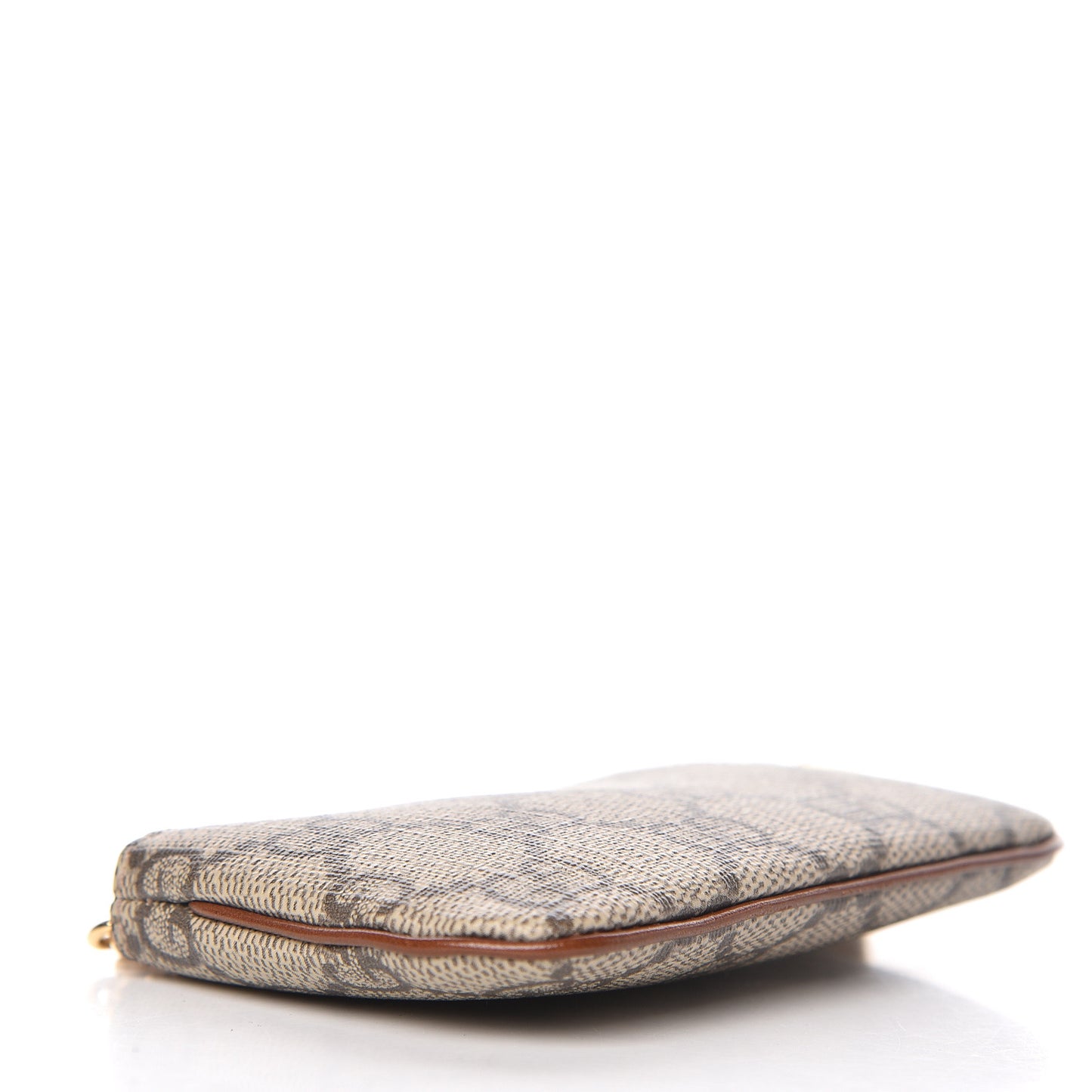 GG Supreme Monogram Key Case Brown