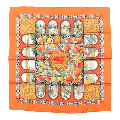 Hermes Silk Les Jardins D'Andalouise Scarf 90 1 of 5