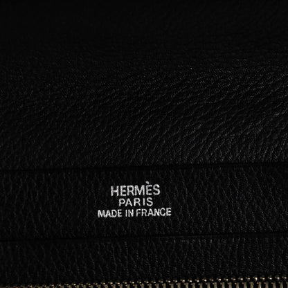 Hermes Evergrain Azap GM Combined Wallet Black 8 of 9