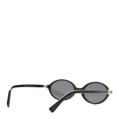 Miu Miu Acetate Oval Regard Sunglasses SMU04Z Slate Gray 4 of 8
