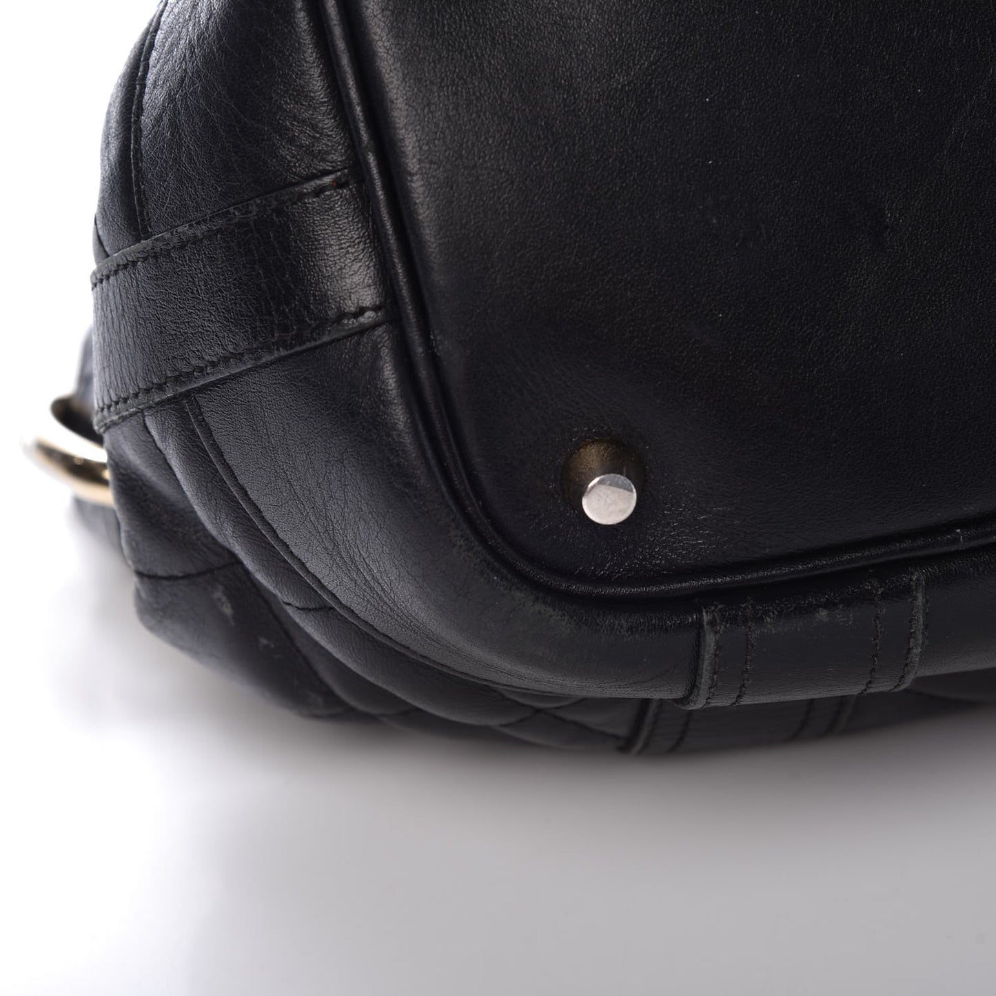 Calfskin Quilted Baby Beaton Black