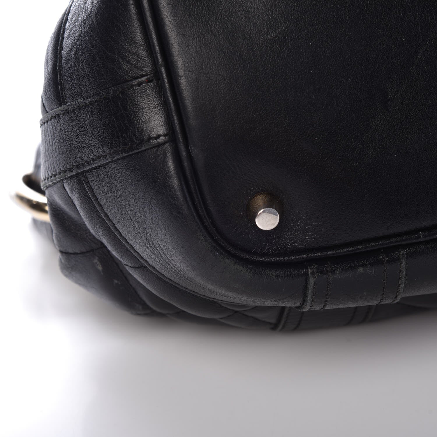 Burberry Calfskin Quilted Baby Beaton Black 12 of 20