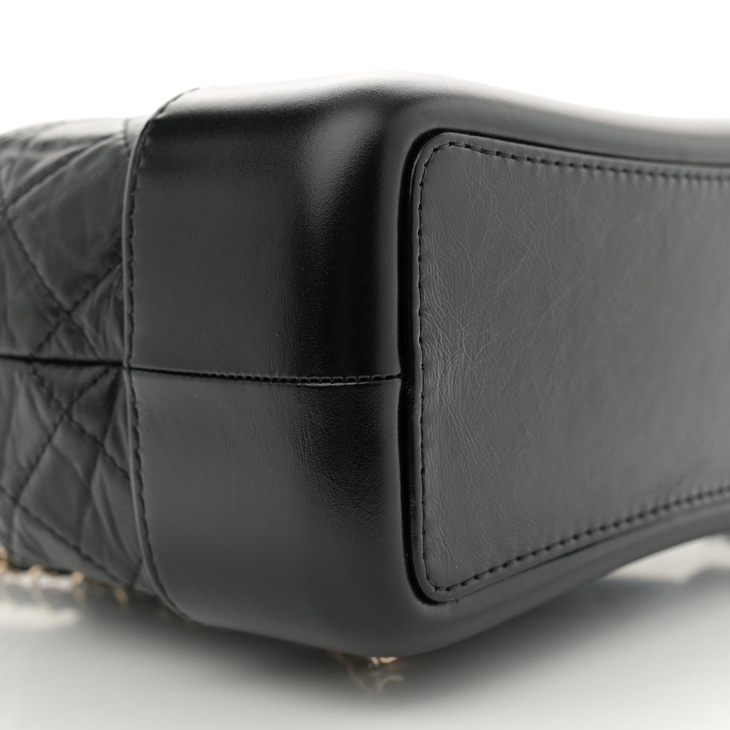Chanel Aged Calfskin Quilted Small Gabrielle Backpack Black 9 of 11