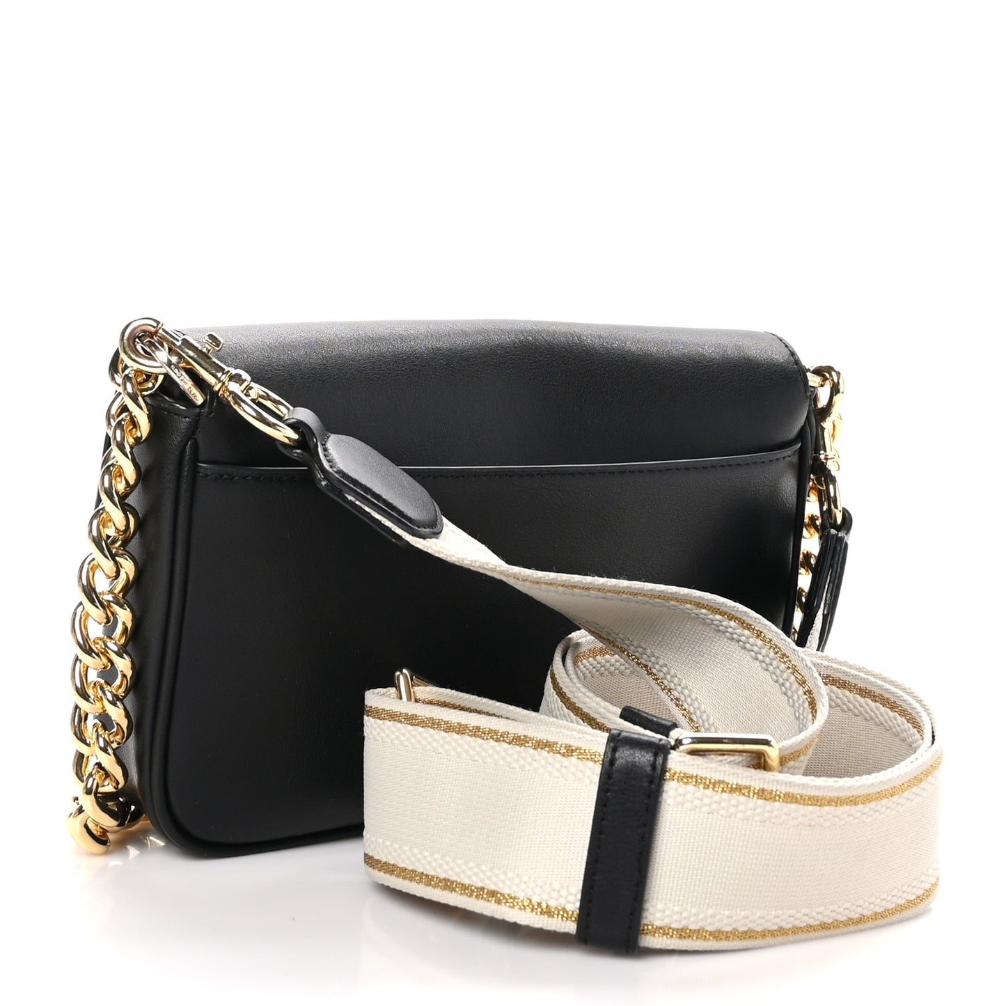 Calfskin The J Marc Shoulder Bag Black