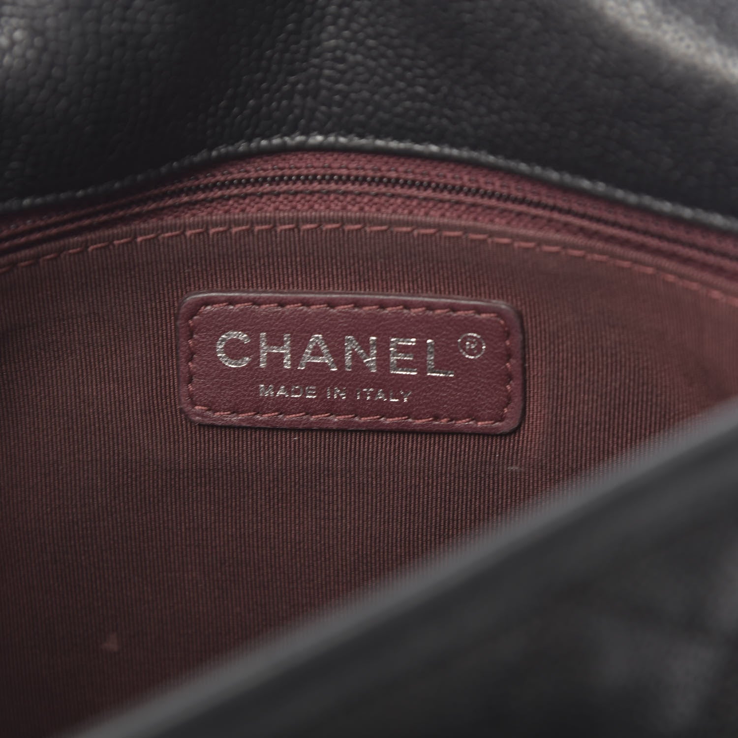 Chanel Caviar Quilted Mini French Riviera Flap Black 6 of 12