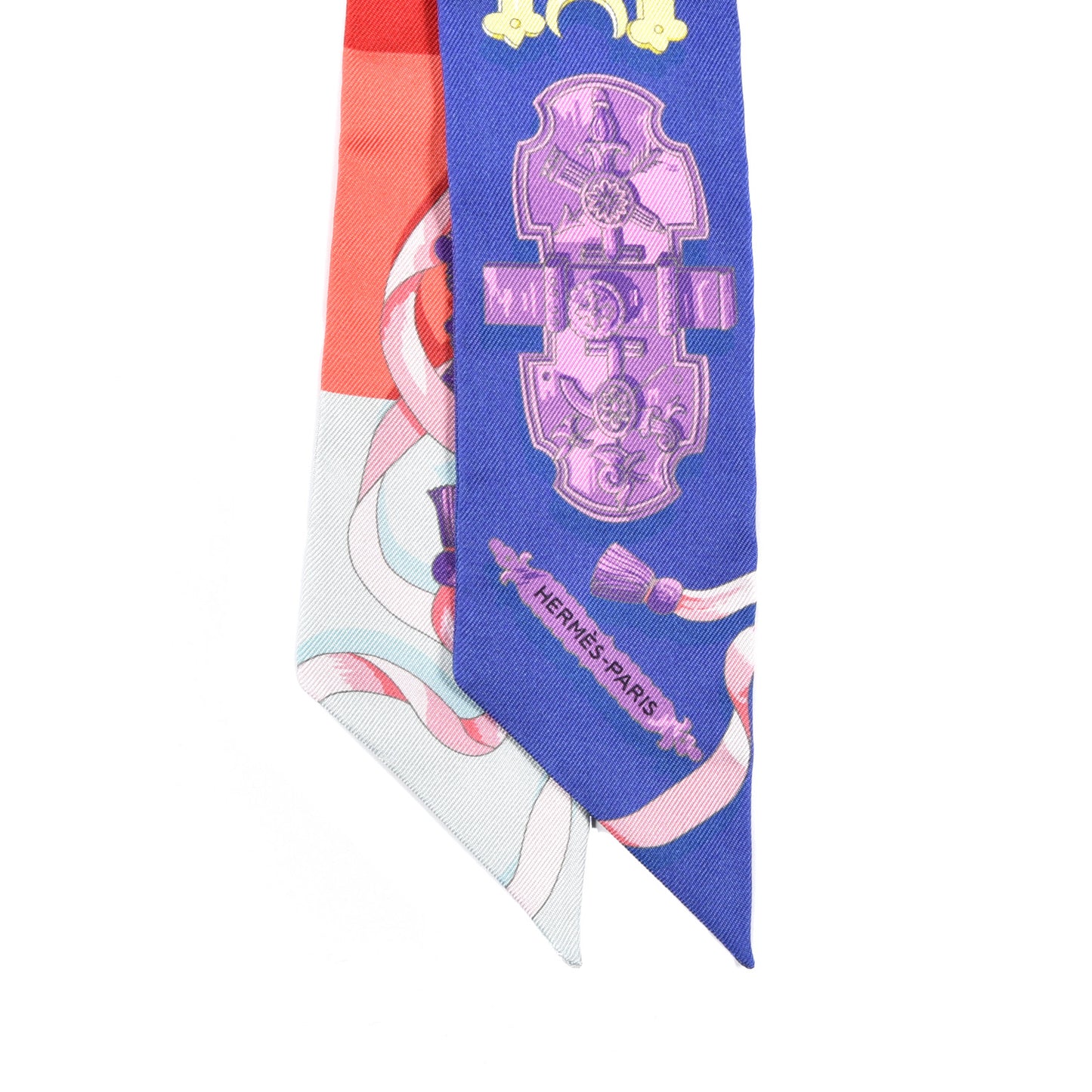 Silk Ferronnerie Twilly Mauve Rouge Ciel