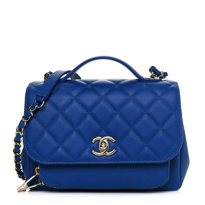 Chanel Caviar Quilted Medium Business Affinity Flap Dark Blue 1 of 11