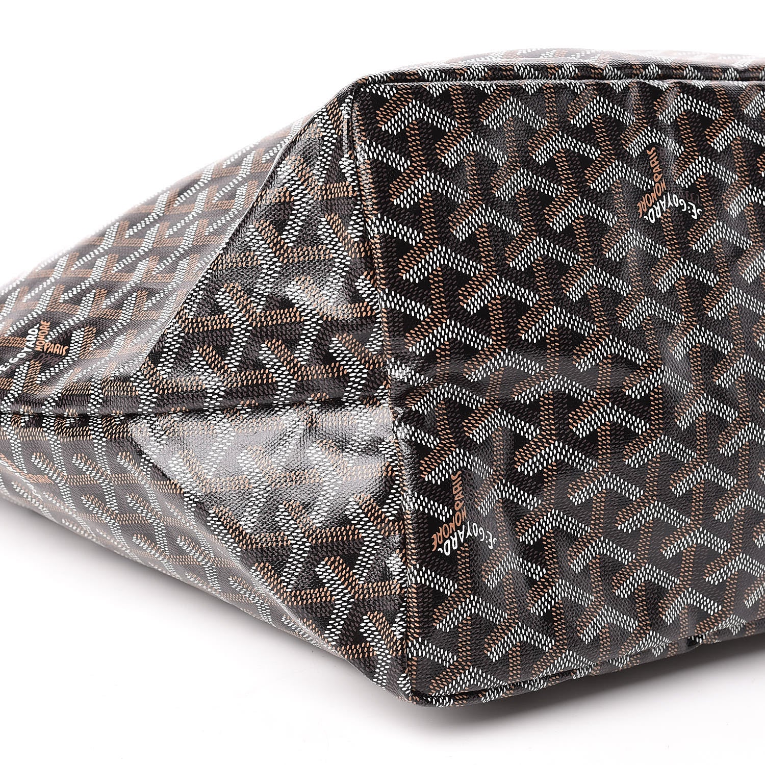 Goyard Goyardine Saint Louis GM Black Gold 10 of 11