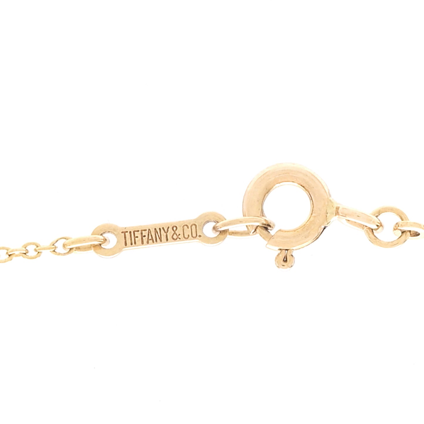 18K Yellow Gold Diamond .75ctw 5 Station Diamonds by the Yard Necklace
