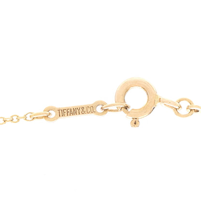 Tiffany 18K Yellow Gold Diamond .75ctw 5 Station Diamonds by the Yard Necklace 4 of 6