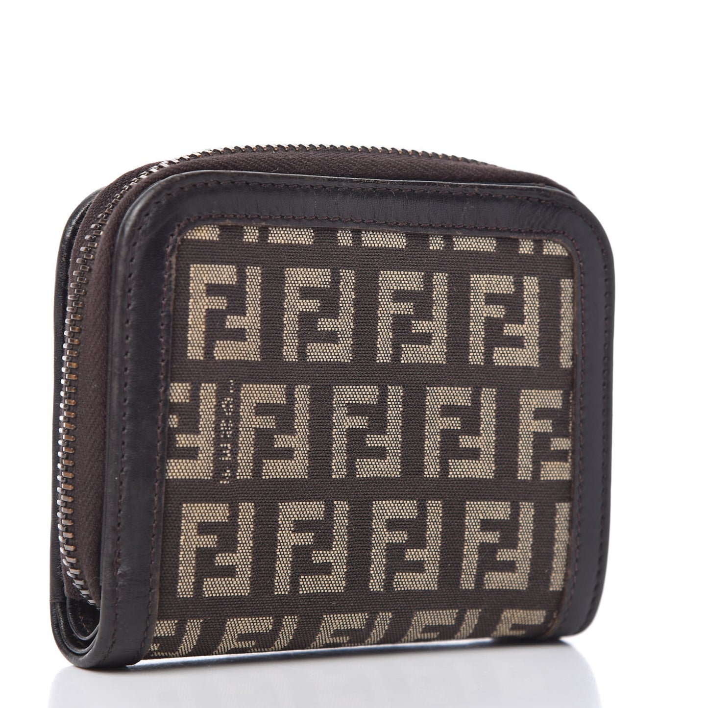 Zucchino Vitello Compact Wallet Testa di Moro Beige