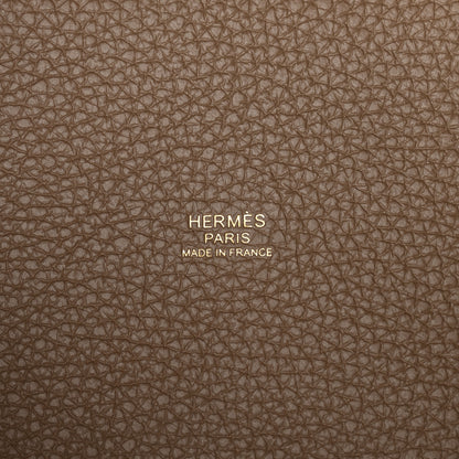 Hermes Taurillon Clemence Picotin Lock 18 PM Etoupe 6 of 10