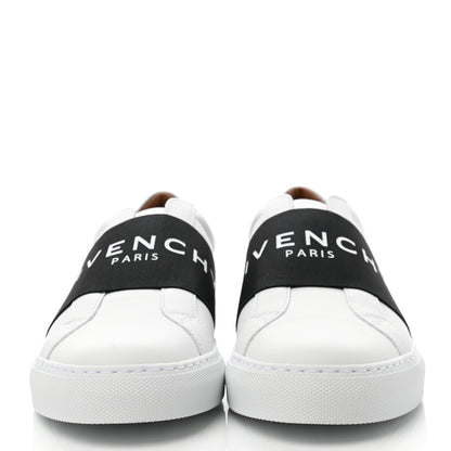 Givenchy Calfskin Band Logo Womens Urban Street Sneakers 40 White Black 2 of 9