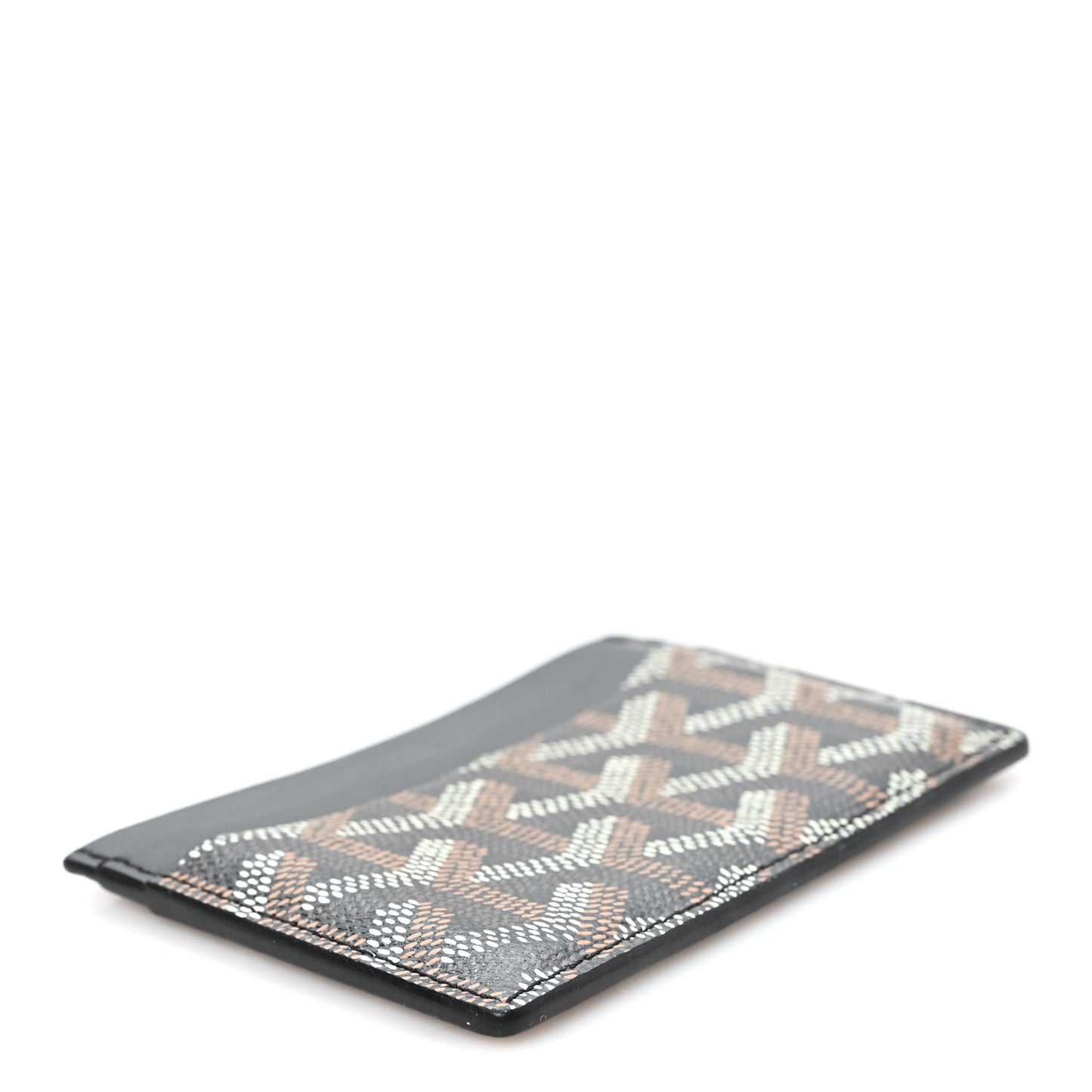 Goyardine Saint Sulpice Card Holder Black