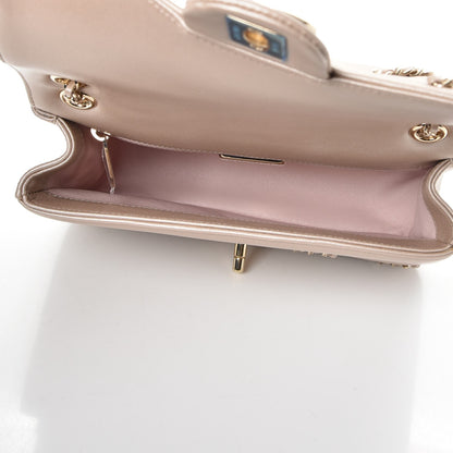 Chanel Metallic Lambskin Small CC Chained Flap Light Gold 6 of 8