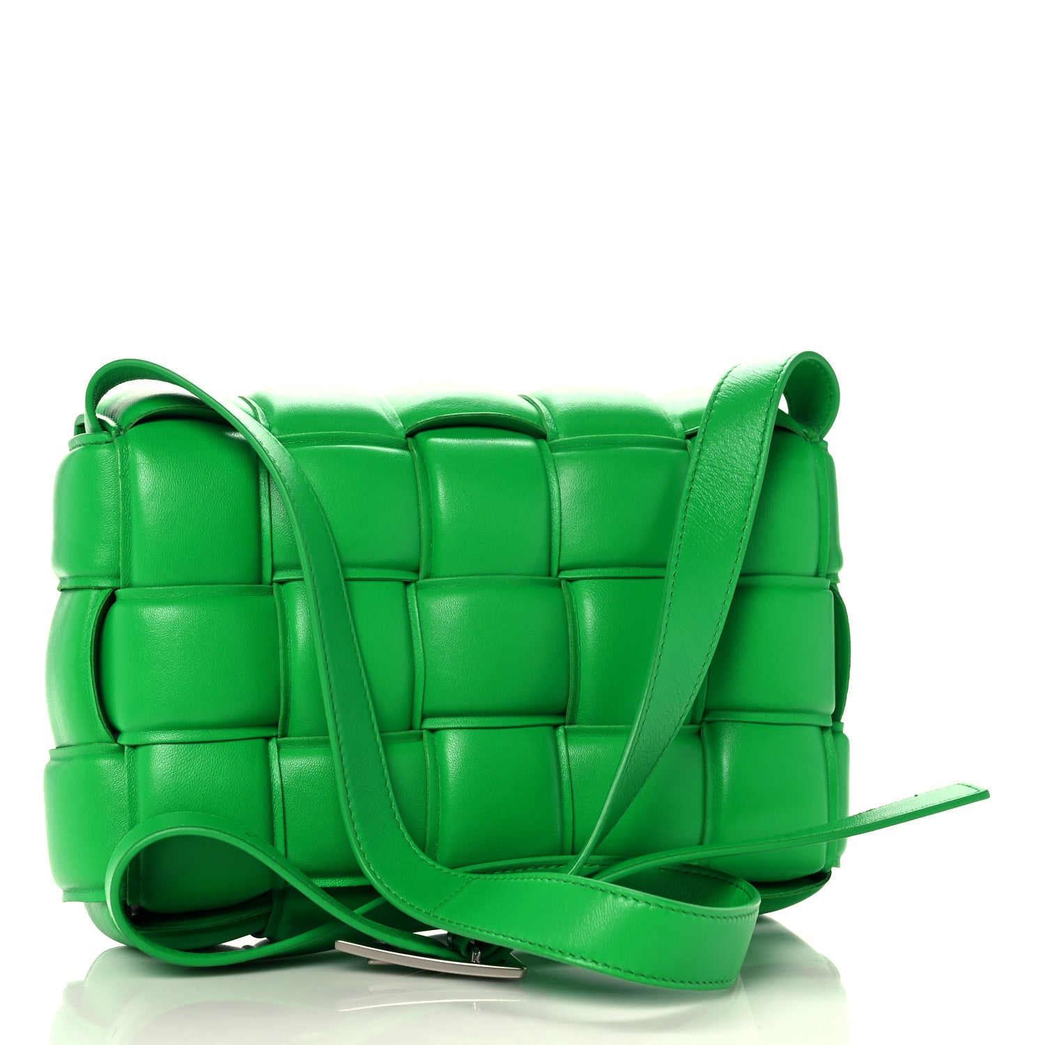 Bottega Veneta Nappa Maxi Intreccio Padded Cassette Crossbody Bag Parakeet 3 of 9