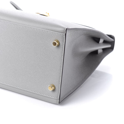 Hermes Epsom Kelly Sellier 35 Gris Mouette 9 of 9