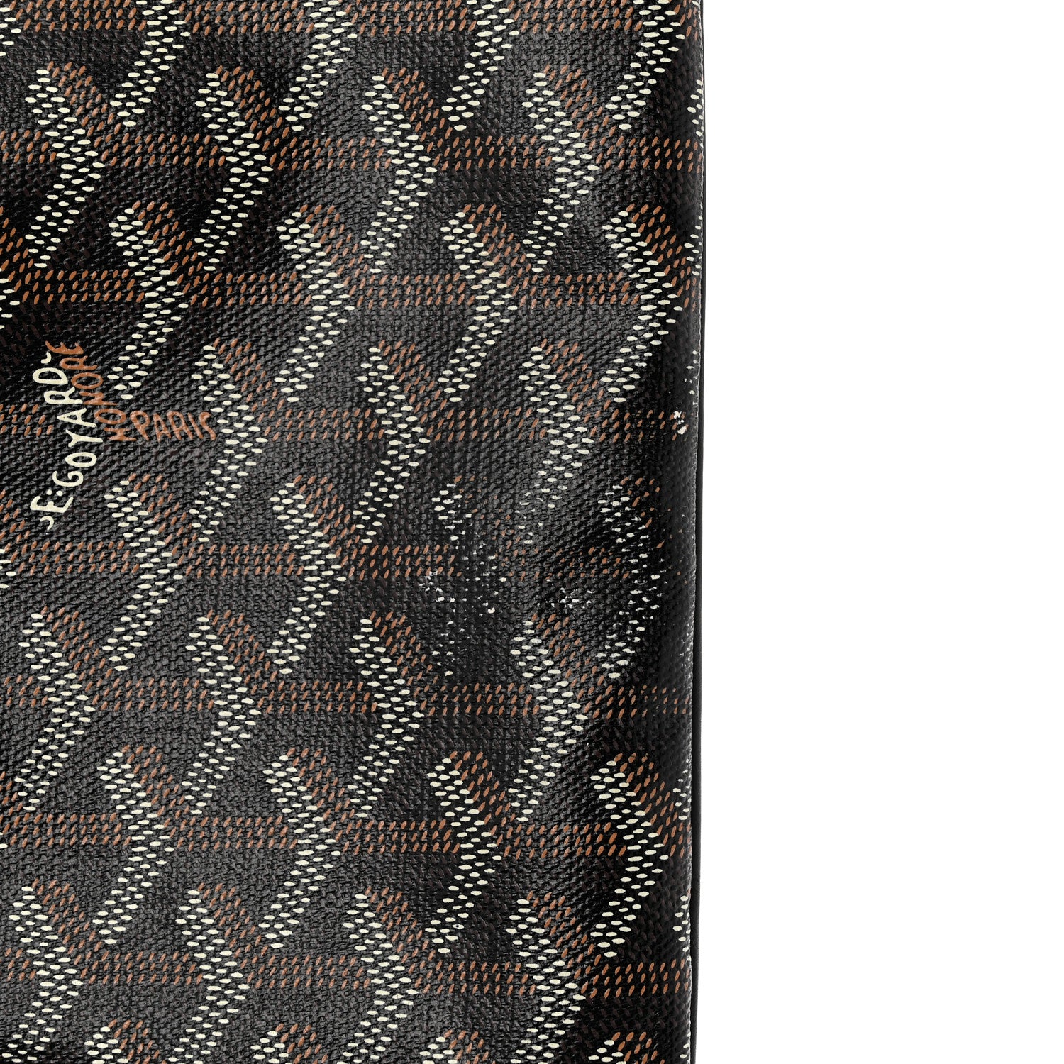 Goyard Goyardine Senat Pochette PM Black Gold 8 of 10