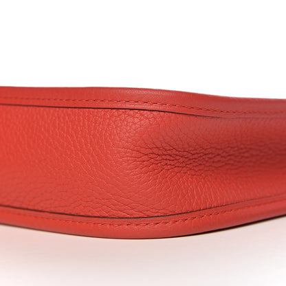 Hermes Taurillon Clemence Evelyne TPM Rouge Tomate 10 of 12