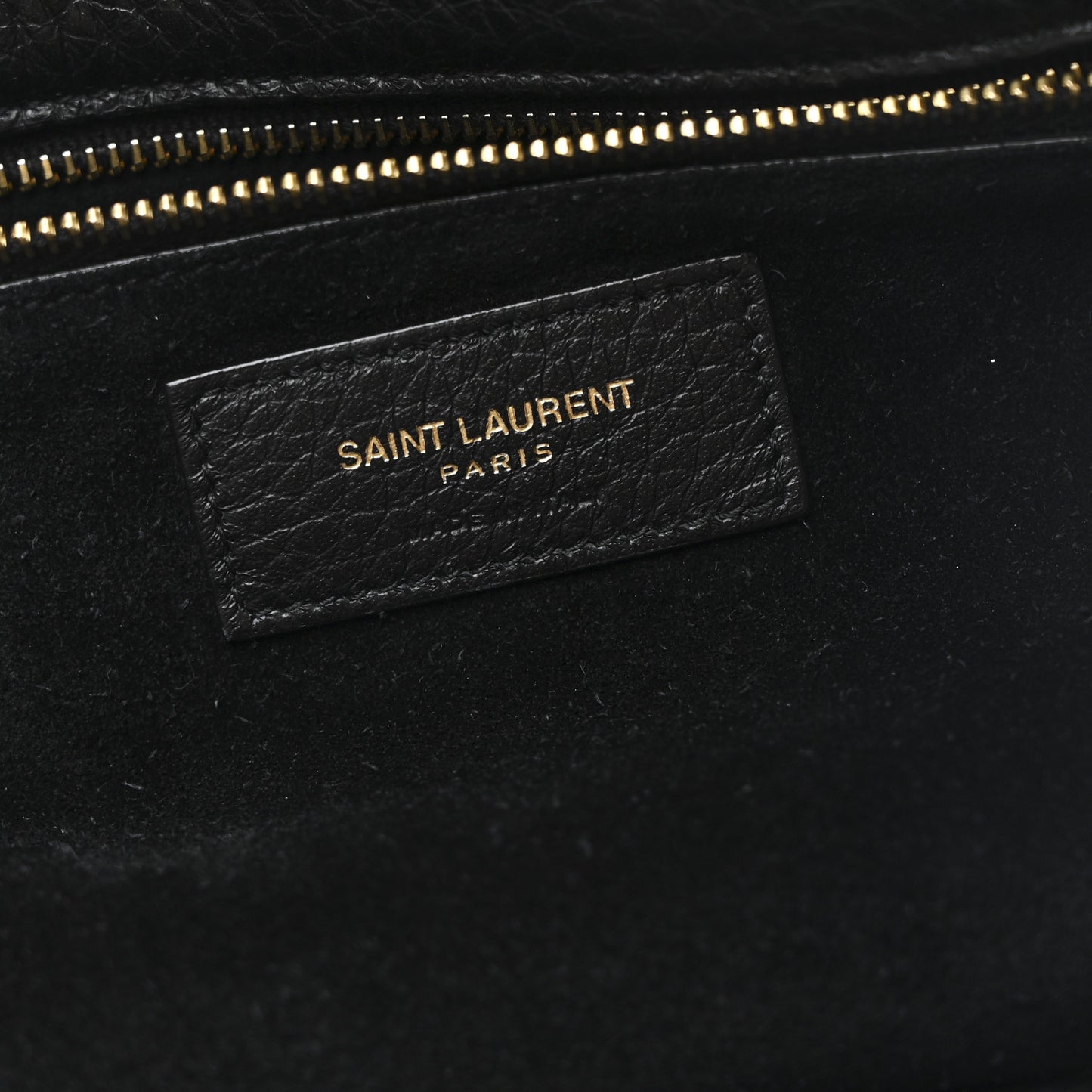 Grained Deerskin Bea Tote Black