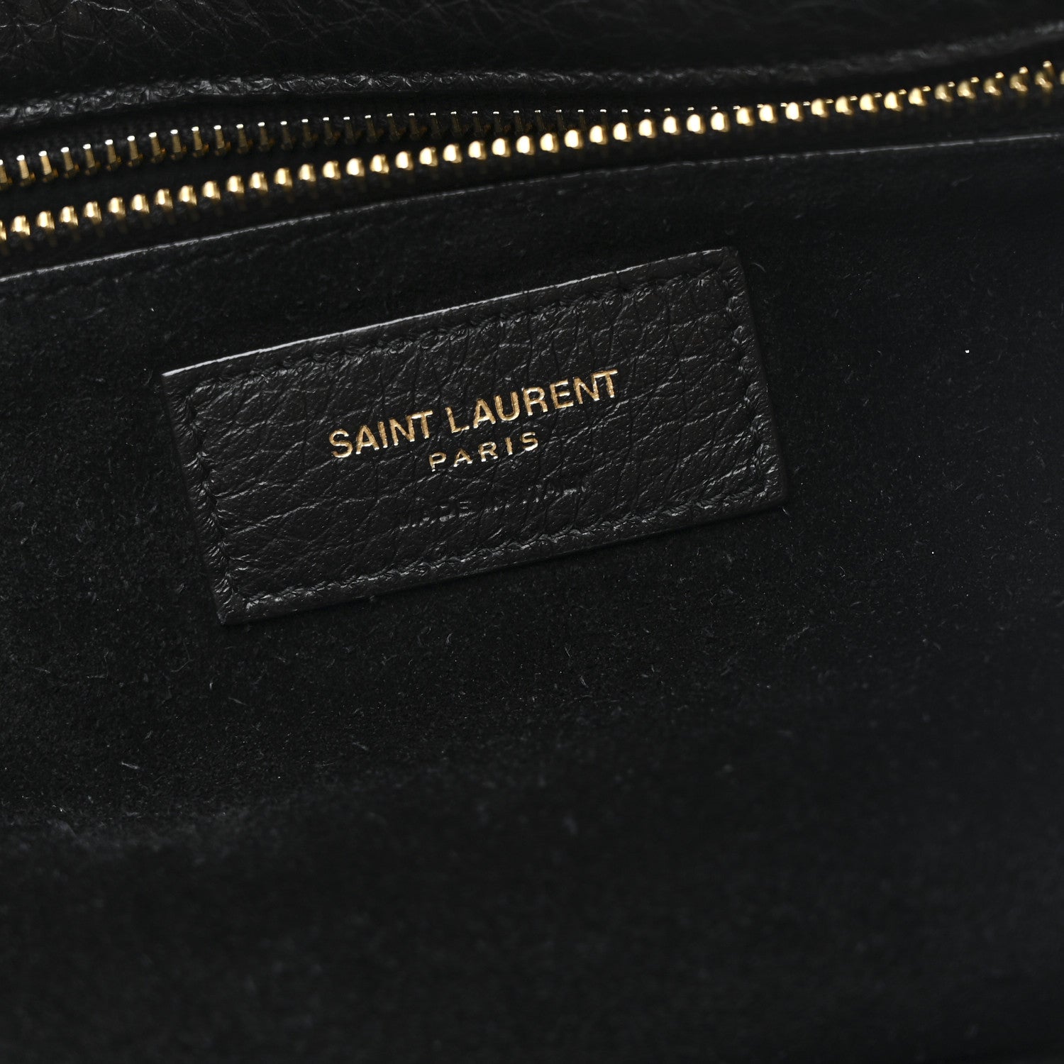 Saint Laurent Grained Deerskin Bea Tote Black 6 of 9