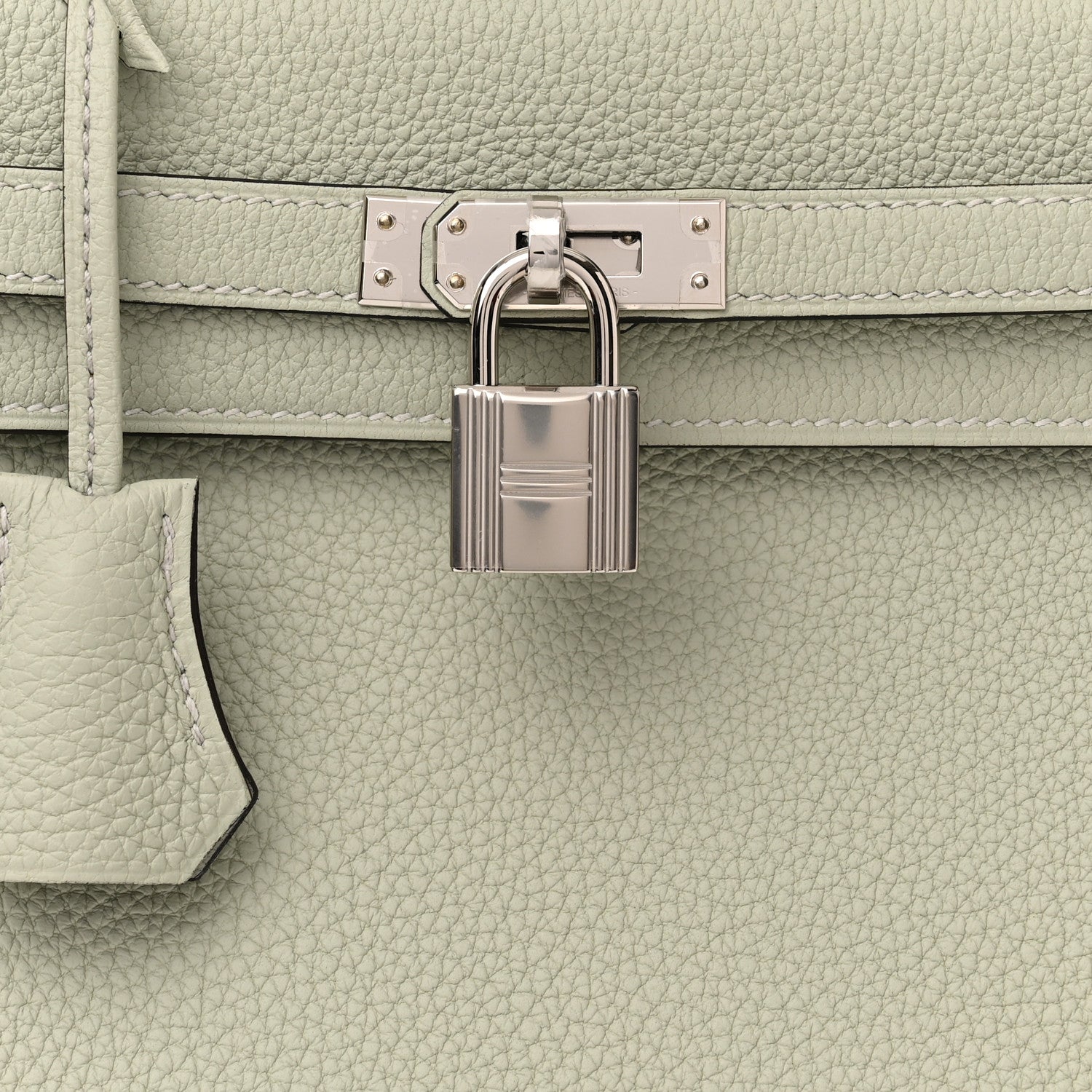 Hermes Togo Kelly Retourne 25 Gris Neve 8 of 11