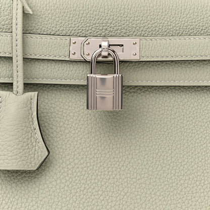 Hermes Togo Kelly Retourne 25 Gris Neve 8 of 11