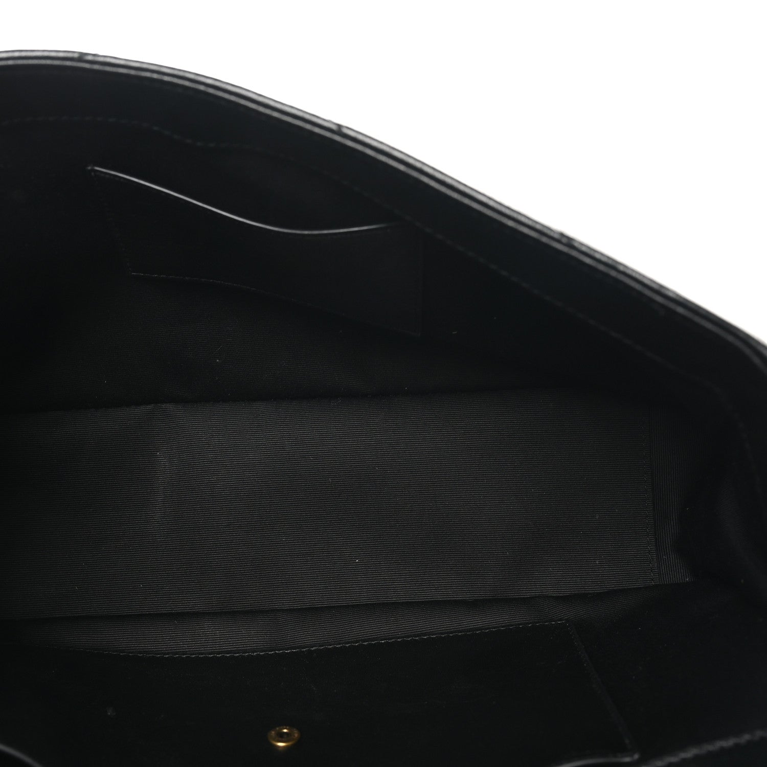 Saint Laurent Lambskin Chevron Quilted Medium Loulou Black 6 of 12