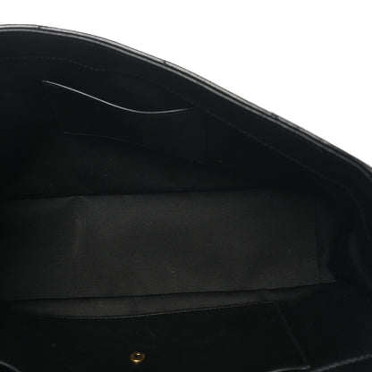 Saint Laurent Lambskin Chevron Quilted Medium Loulou Black 6 of 12