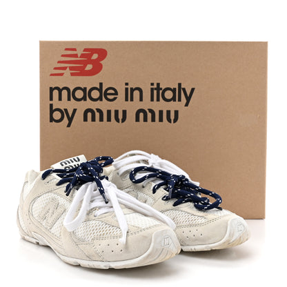 Miu Miu X NEW BALANCE Mesh Suede 530 SL Sneakers 37 White 11 of 11