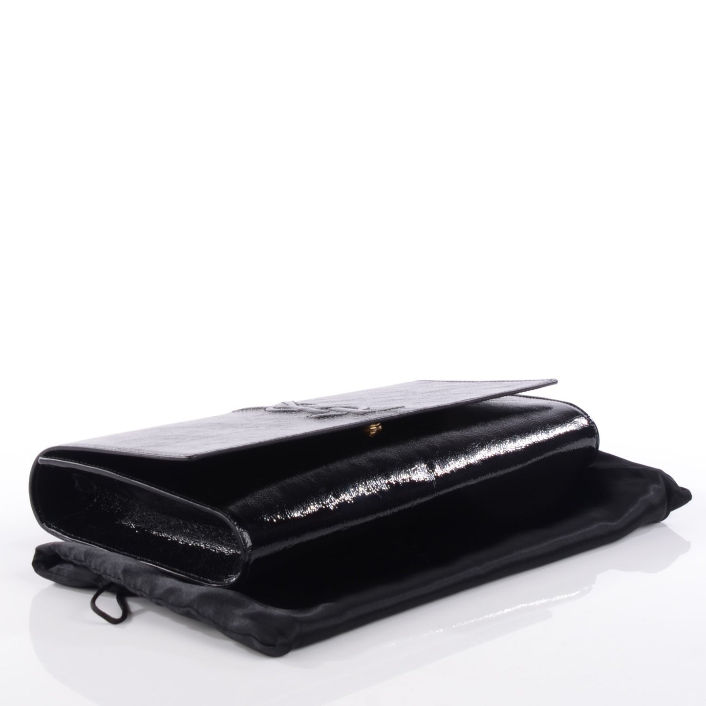Patent Monogram Large Belle De Jour Clutch Black