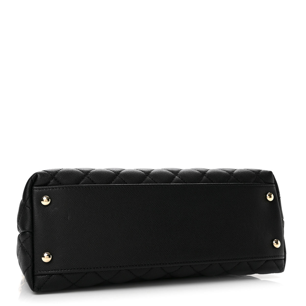 Chanel Caviar Quilted Small Coco Handle Flap Black 4 of 11