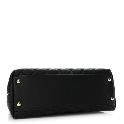 Chanel Caviar Quilted Small Coco Handle Flap Black 4 of 11