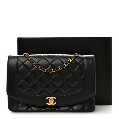 Chanel Lambskin Quilted Medium Single Flap Black 11 of 11