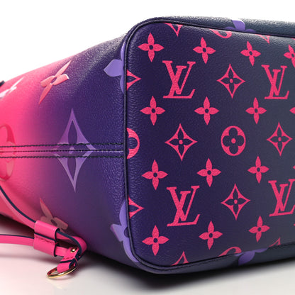 Louis Vuitton Monogram Giant Spring In The City Neverfull MM Midnight Fuchsia 10 of 11
