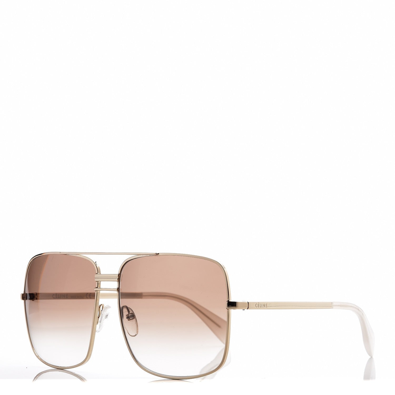 Celine Metal Sunglasses CL 41808/S Gold 1 of 7