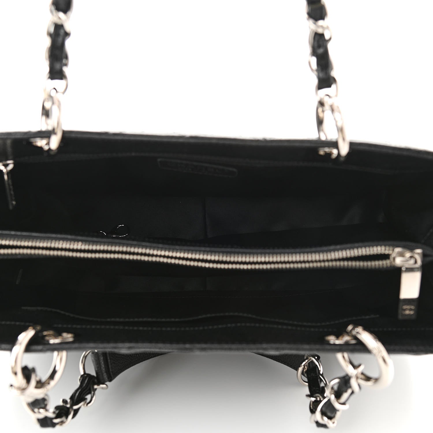 Chanel Caviar Quilted Grand Shopping Tote GST Black 5 of 10