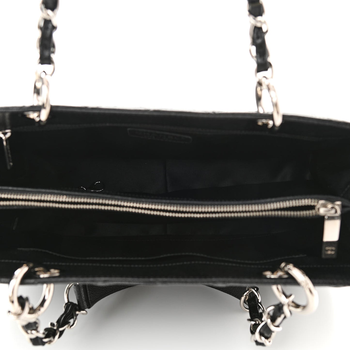 Caviar Quilted Grand Shopping Tote GST Black