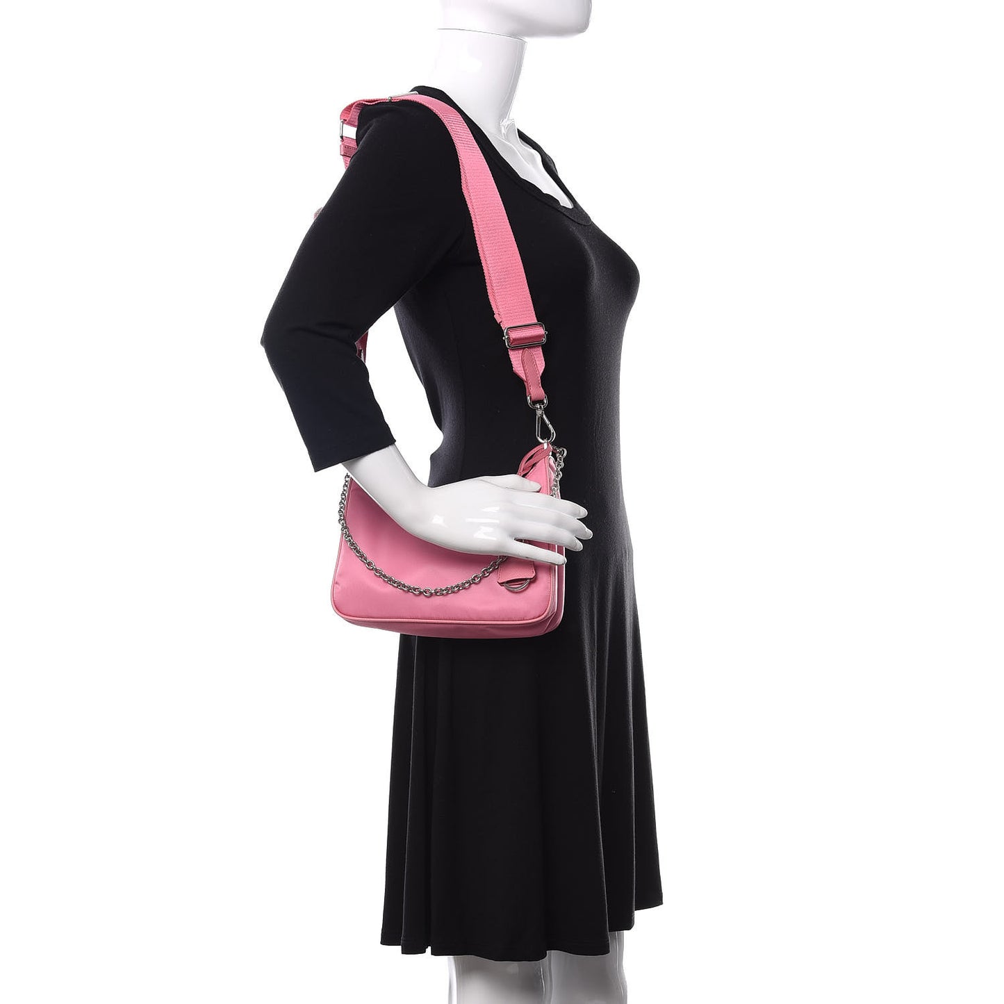 Nylon Re-Edition 2005 Shoulder Bag Begonia