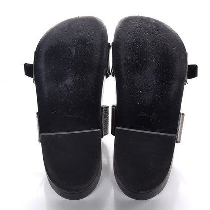 Louis Vuitton Monogram Bom Dia Mule Sandals 36 Black 7 of 9