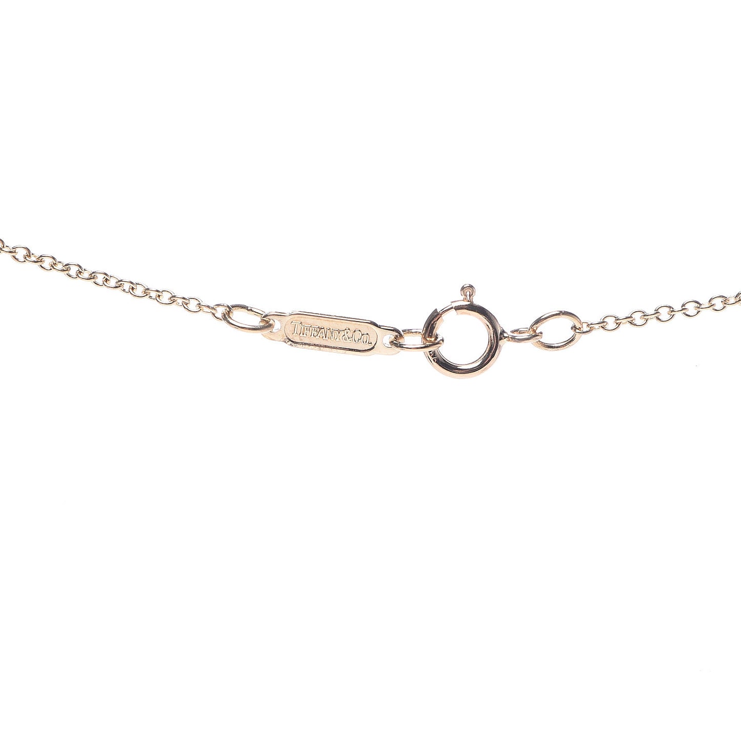 18K Yellow Gold Diamond Heart Knot Pendant Necklace