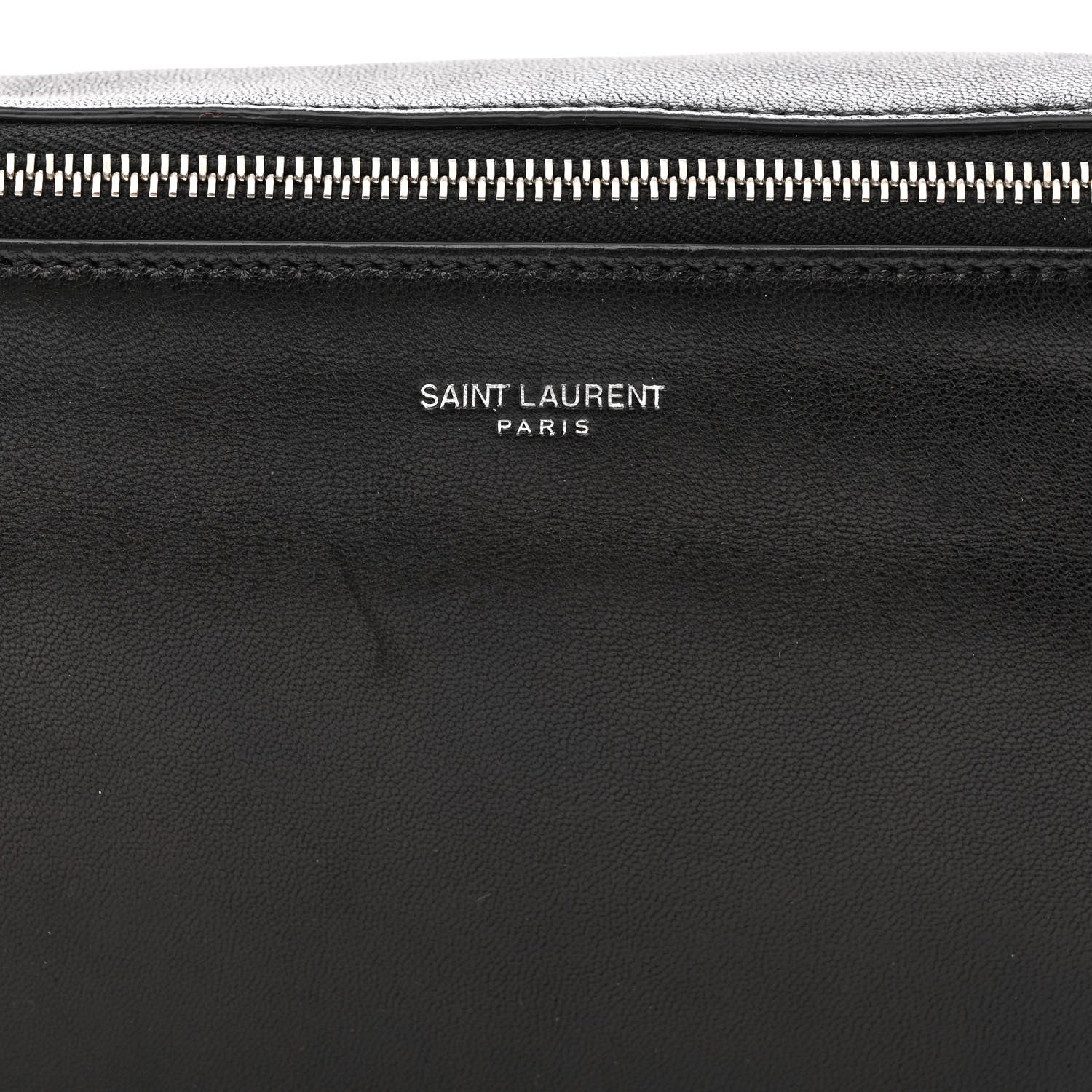 Saint Laurent Calfskin Belt Bag Black 8 of 12